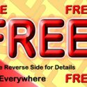 "FREE" (salvation coupon)