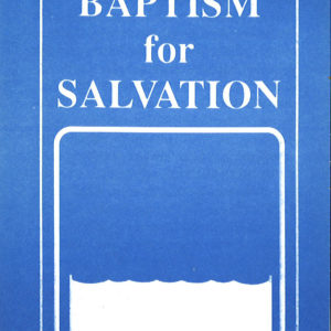 Baptism for Salvation