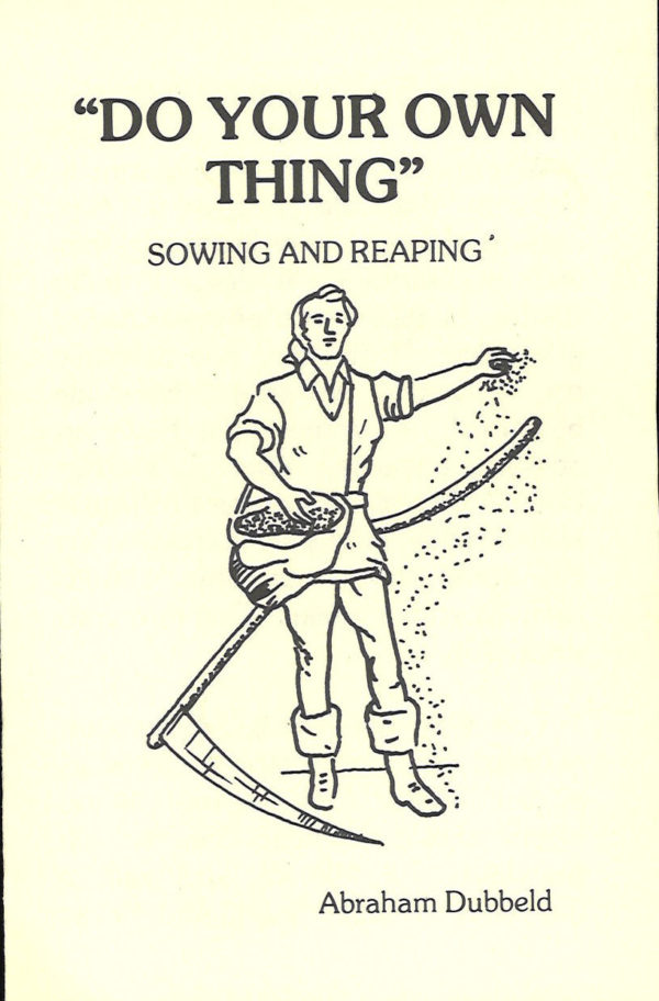 Do Your Own Thing