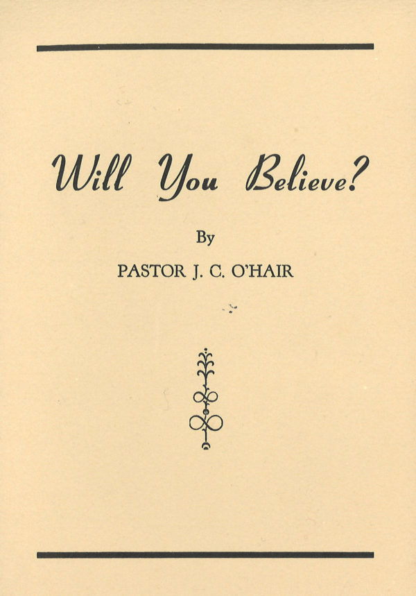 Will You Believe