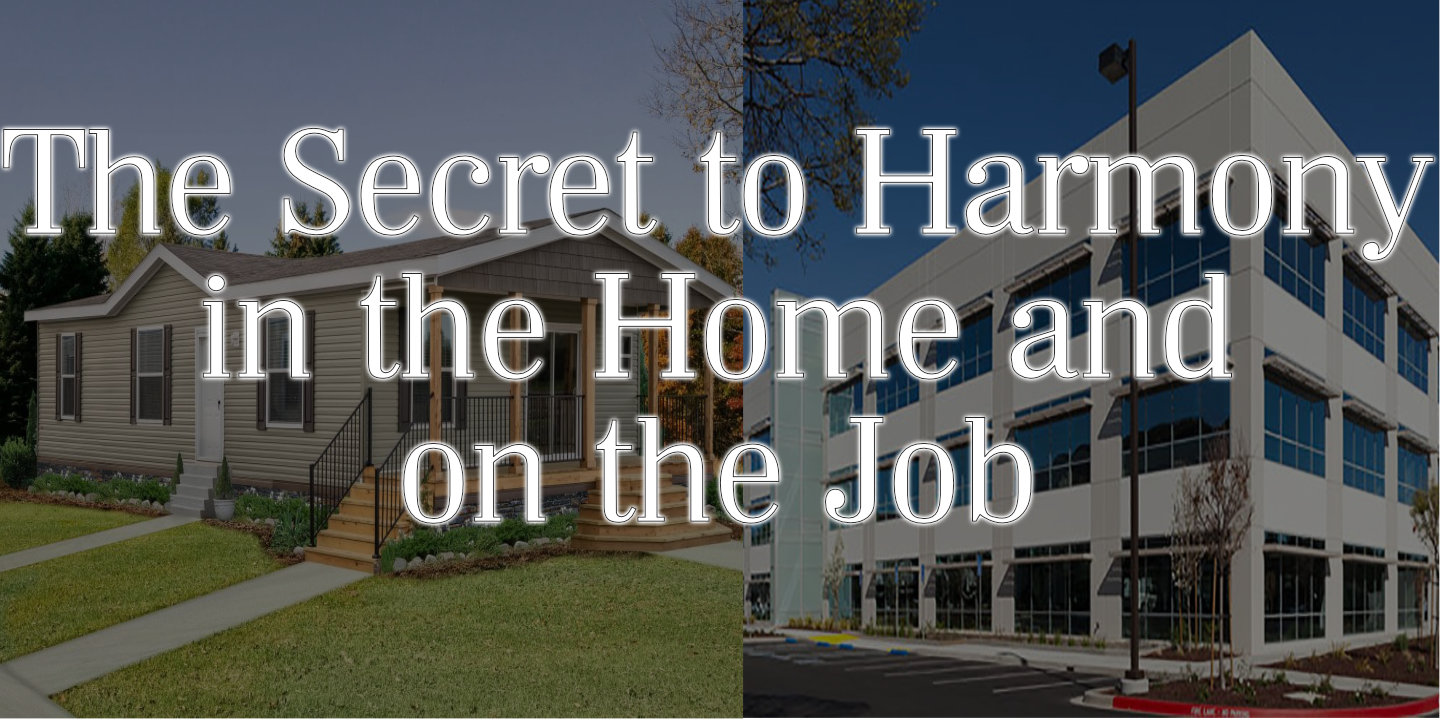 secret to harmony