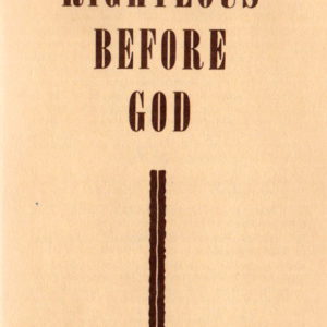 Righteous Before God
