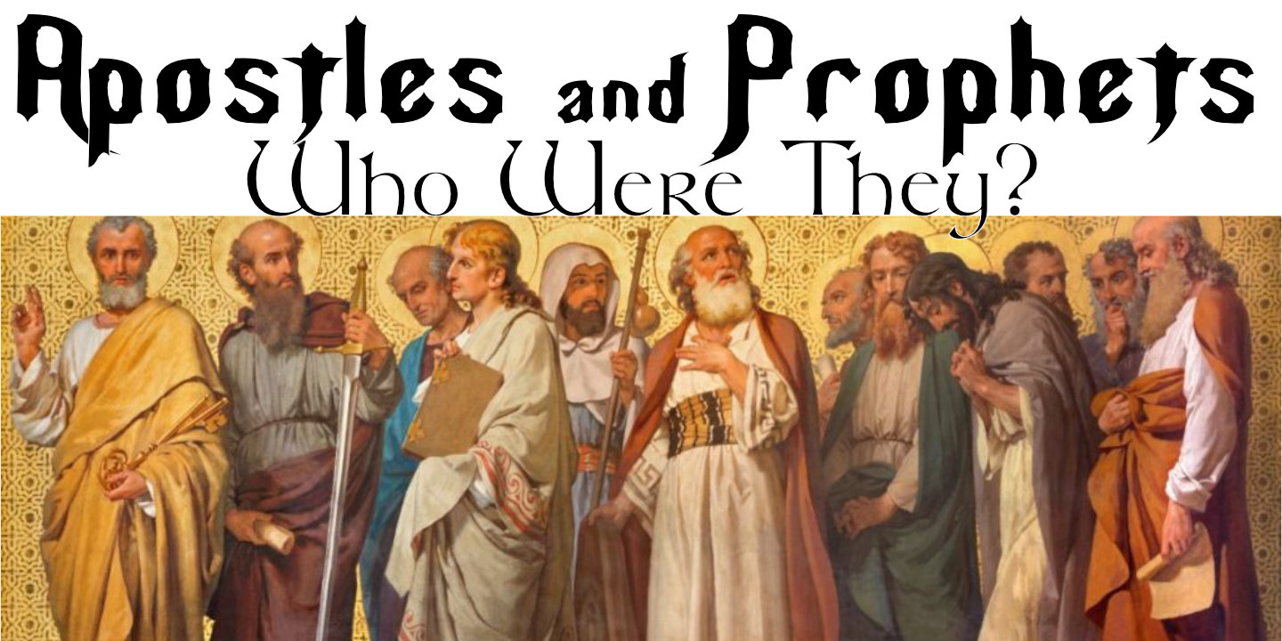 apostles and prophets