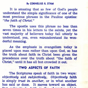 Faith of Christ