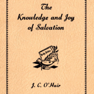 Knowledge and Joy of Salvation