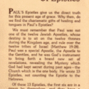 Paul's Two Sets of Epistles